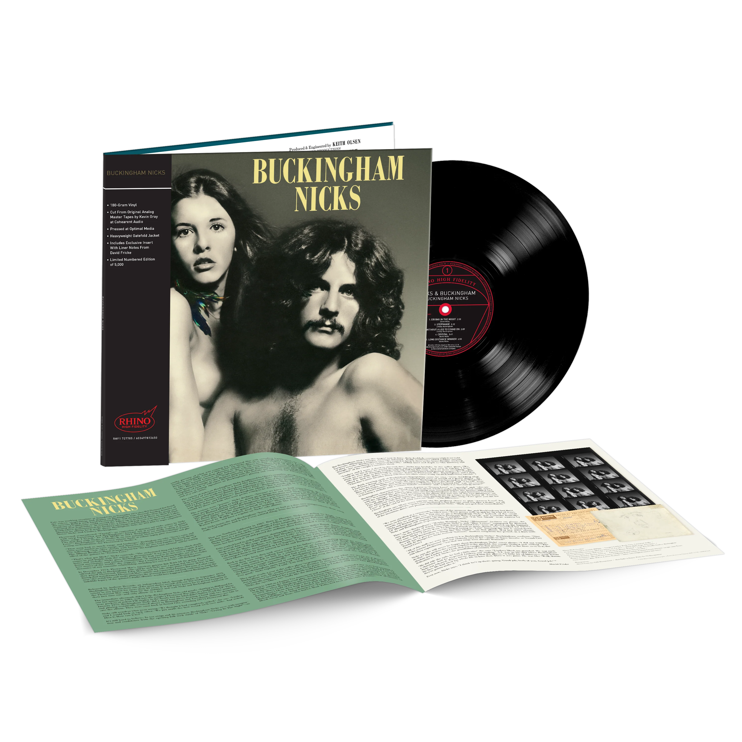 Buckingham Nicks (Rhino High Fidelity)(Unnumbered) Vinyl [LP]