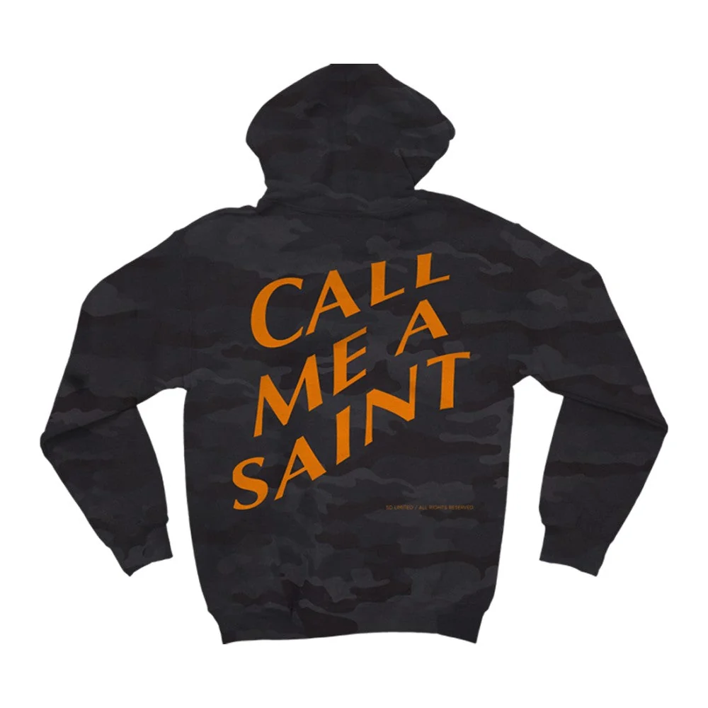 Call Me A Saint Hoodie (Black) - Image 3