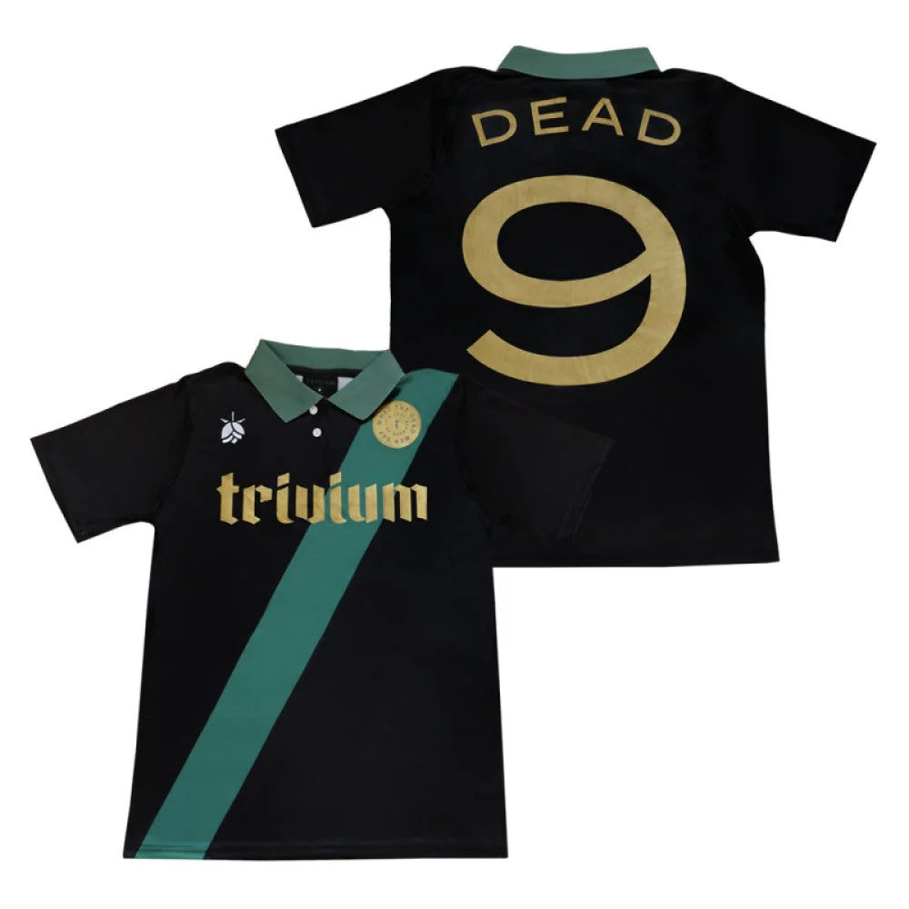 Trivium Dead 9 Soccer Jersey (Black) - Image 5