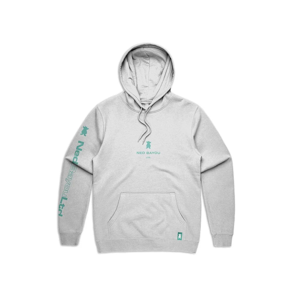 Outline Pullover Hoodie (White) - Image 2