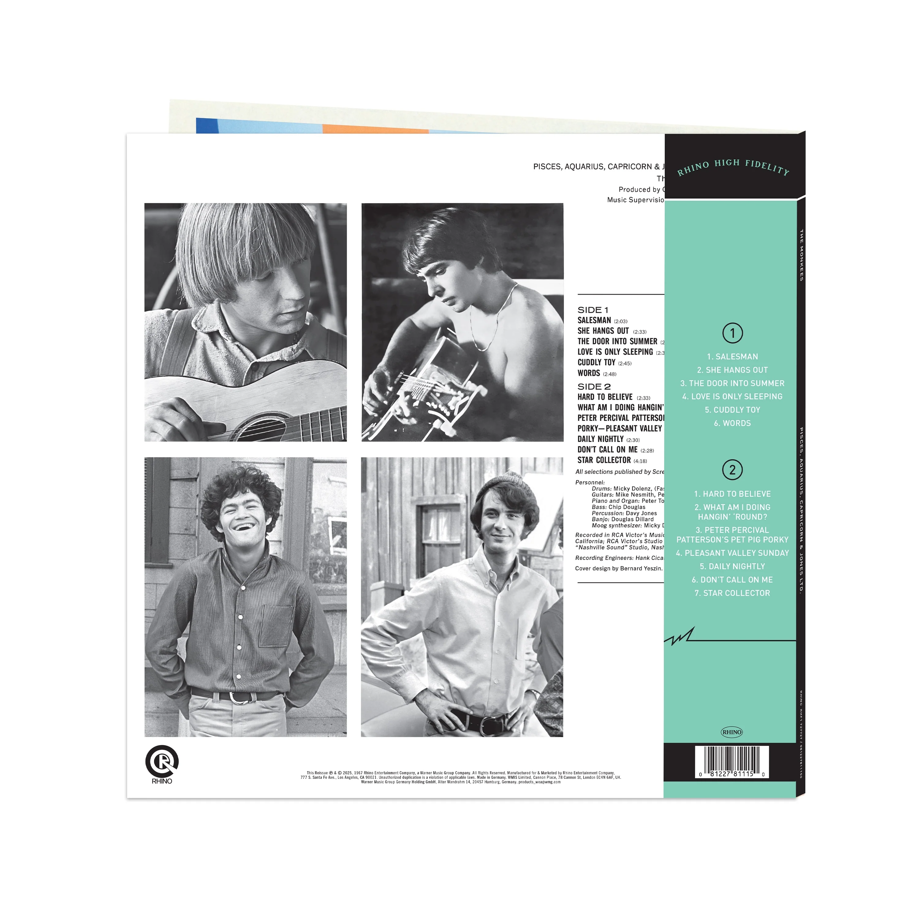 Pisces, Aquarius, Capricorn & Jones Ltd. (Rhino High Fidelity) Vinyl [LP] - Image 4