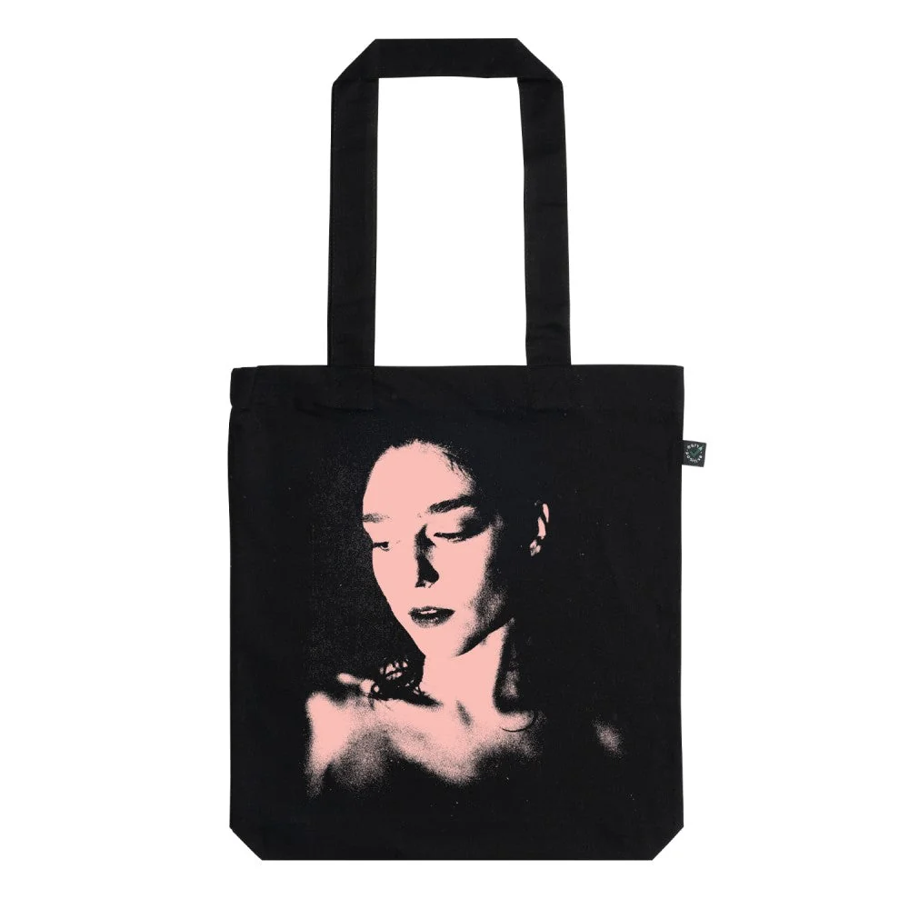 Portraits Black Tote Bag - Image 3
