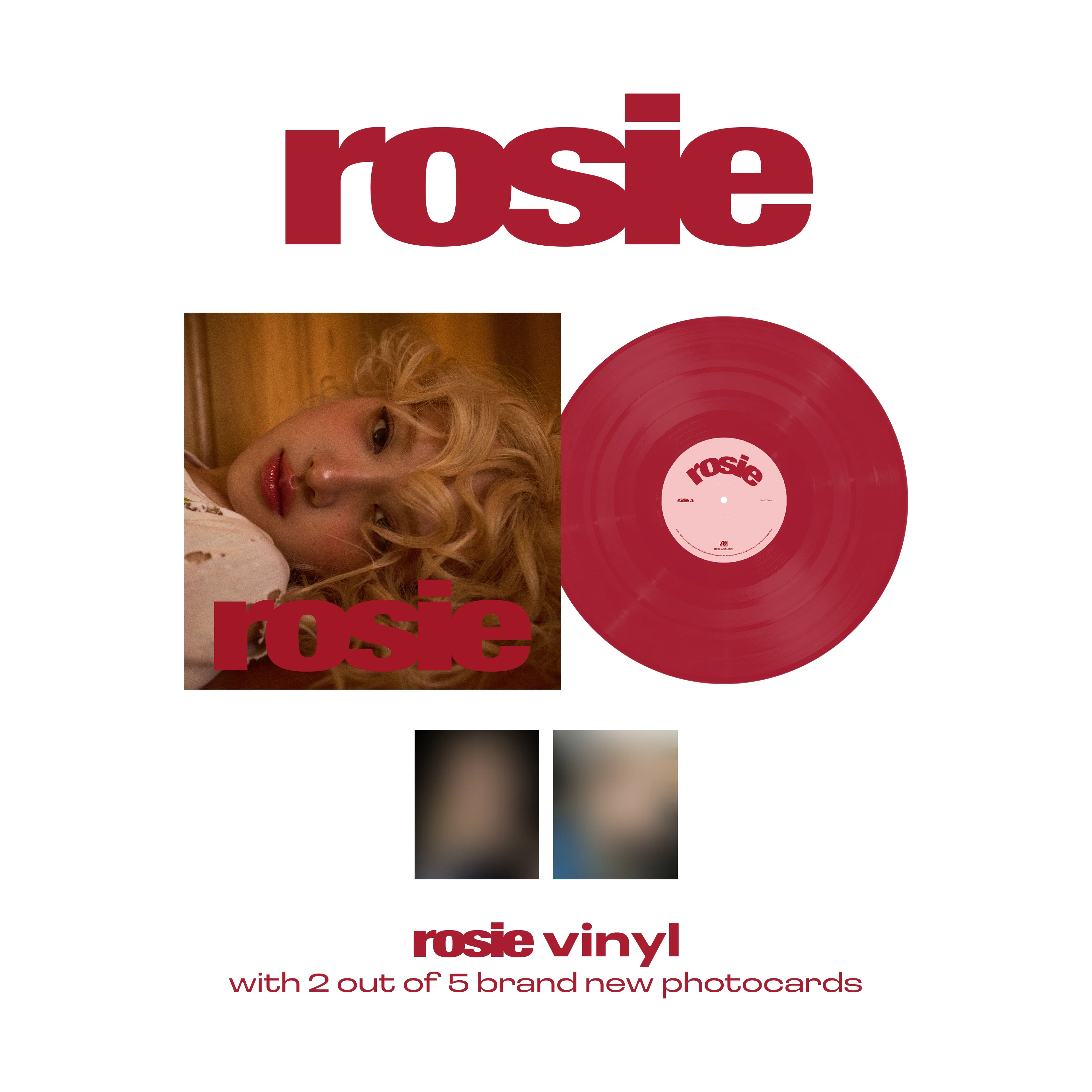 rosie (red vinyl w/ photocards) [LP]